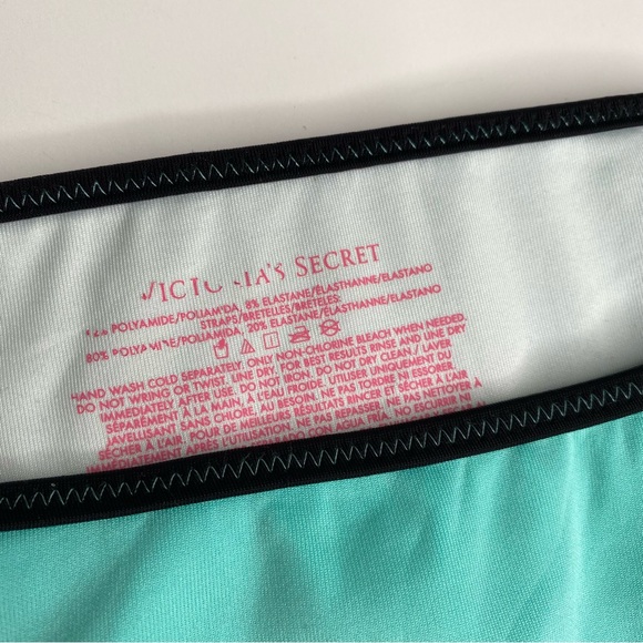 Victoria’s Secret Aqua Black Trim Bikini Bottoms - Picture 4 of 11